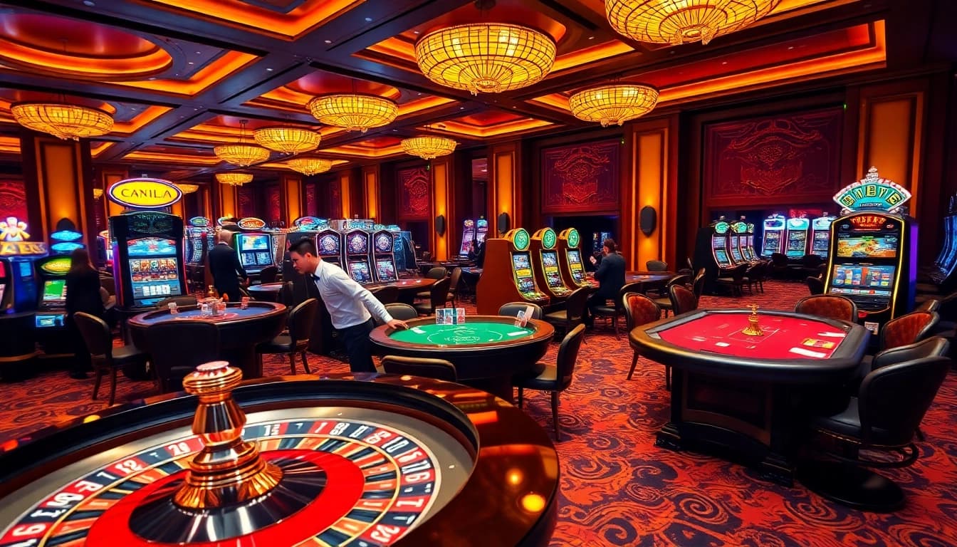 Experience the thrill of gaming at vua99 caisno with vibrant tables and lively atmosphere.