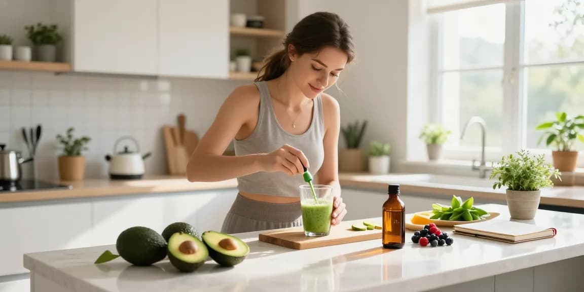 Comprar CBD online con aceite de CBD, ingredientes frescos y ambiente de bienestar natural.