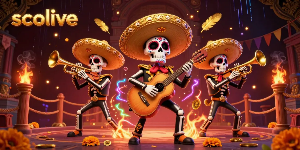 Socolive engages bettors with vibrant mariachi performance amidst dynamic gaming elements.