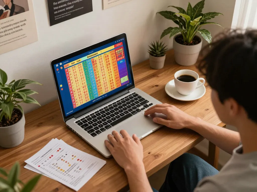 Engaged player using yowes jp for online lottery games, showcasing a vibrant gaming atmosphere.