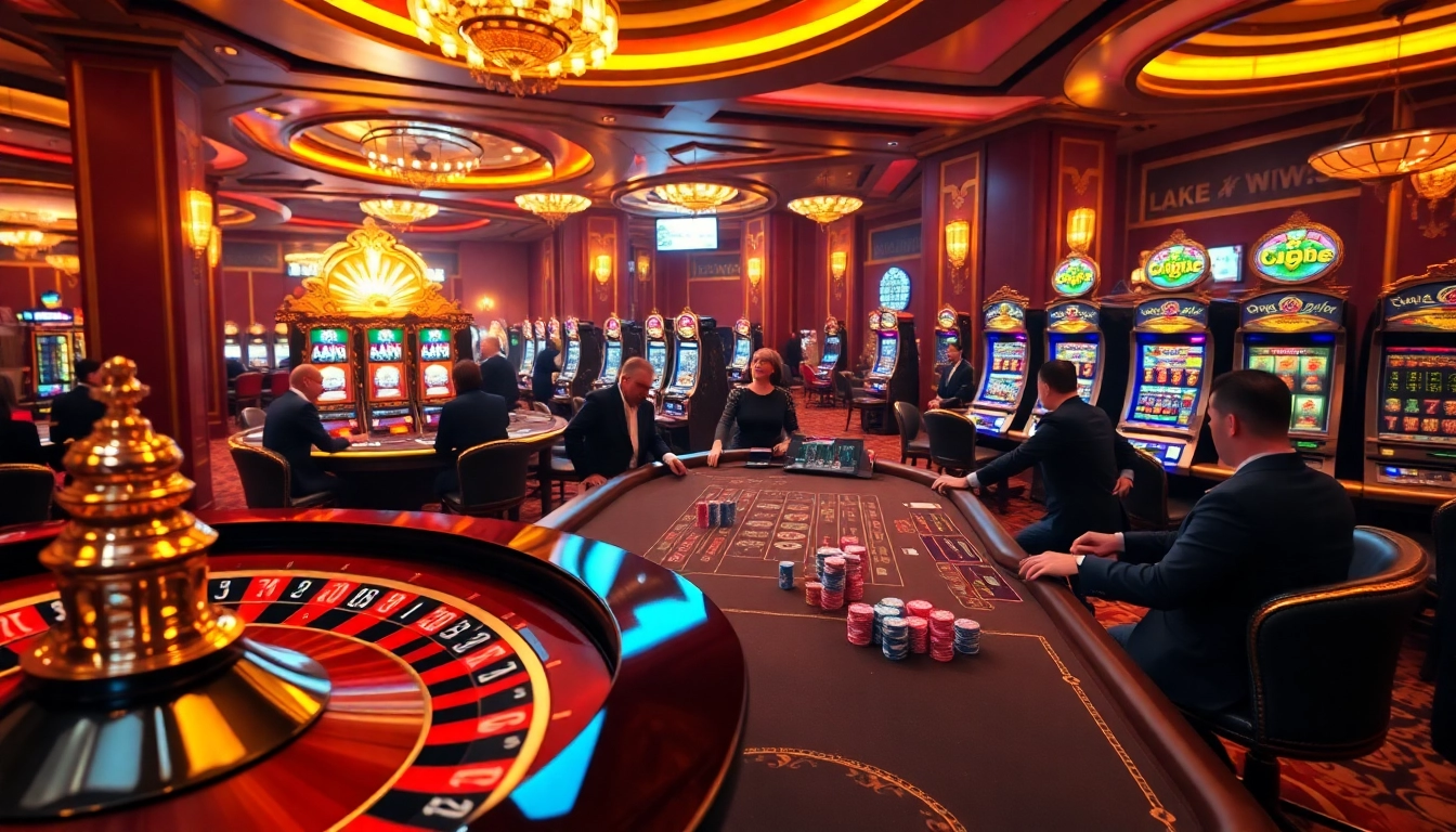 Engage in thrilling gaming excitement at https://www.6rwin33.com/ featuring roulette tables and poker chips.