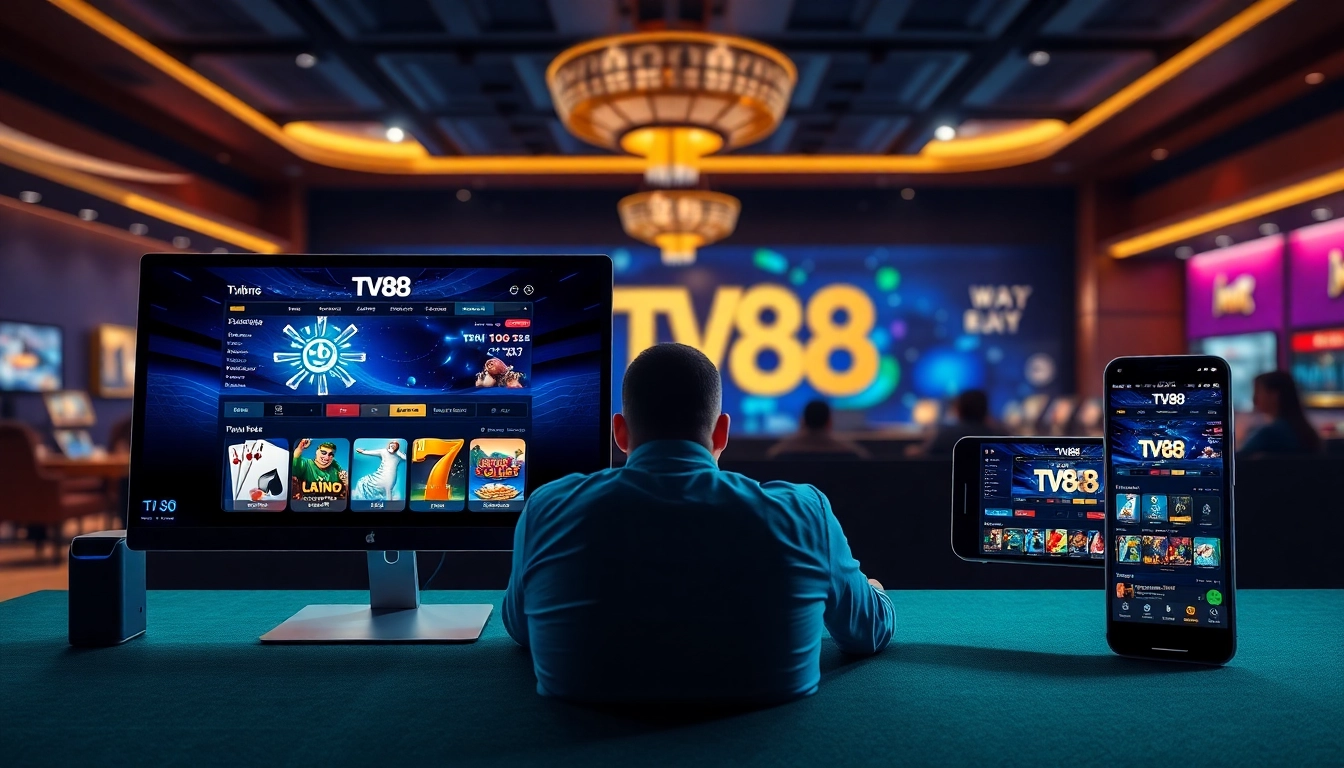 Engaging gaming experience at TV88 with diverse options for betting and user-friendly interface.