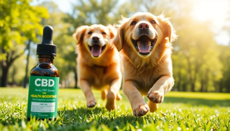 Engaging dog enjoying the outdoors, demonstrating benefits of CBD For Pet products.