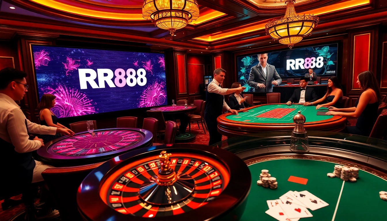 Experience thrilling gameplay at https://rr88.pizza/ with exciting roulette tables and high-stakes poker.