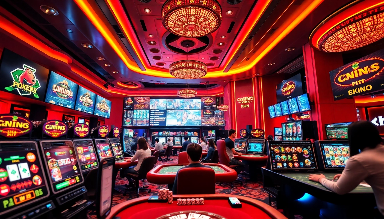 Exciting online casino atmosphere with players at https://gg888.info/ enjoying diverse games and promotions in a vibrant setting.