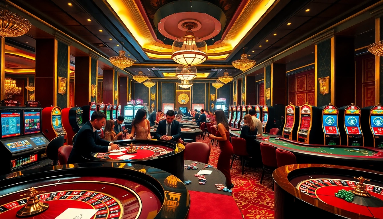 Experience thrilling gaming at https://rr88.se.net/ with vibrant casino tables and excited players.