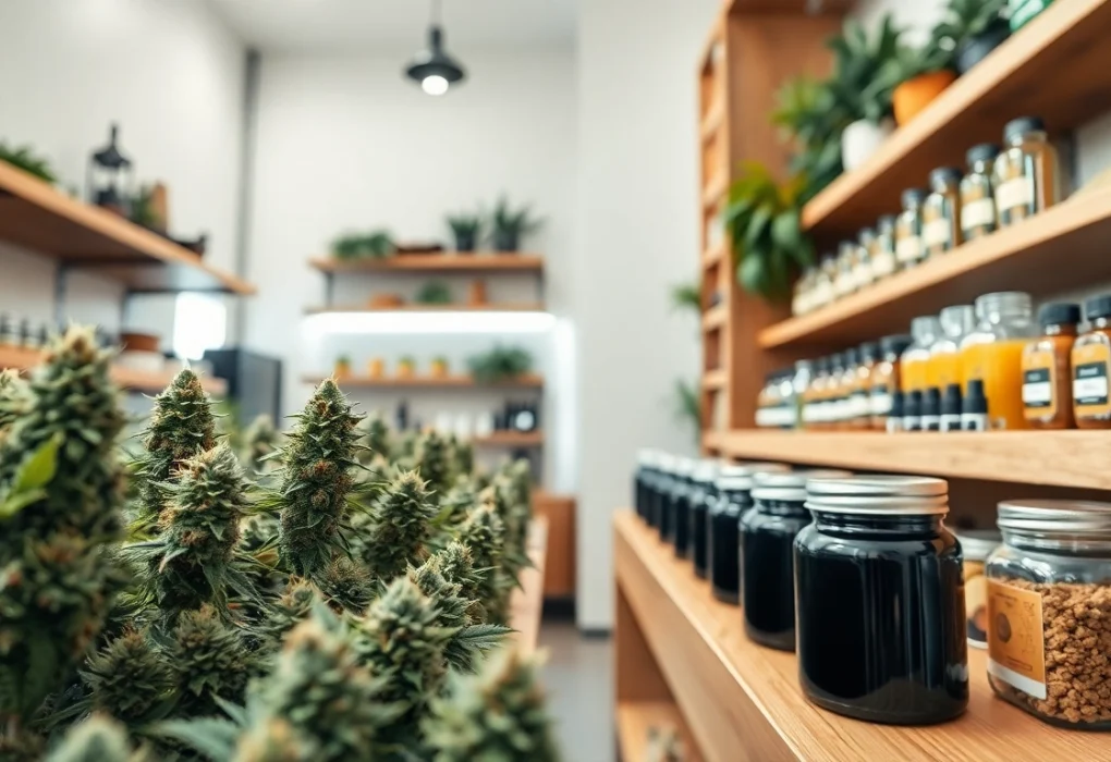 Explore vibrant products at this Weed Store showcasing quality cannabis selections.