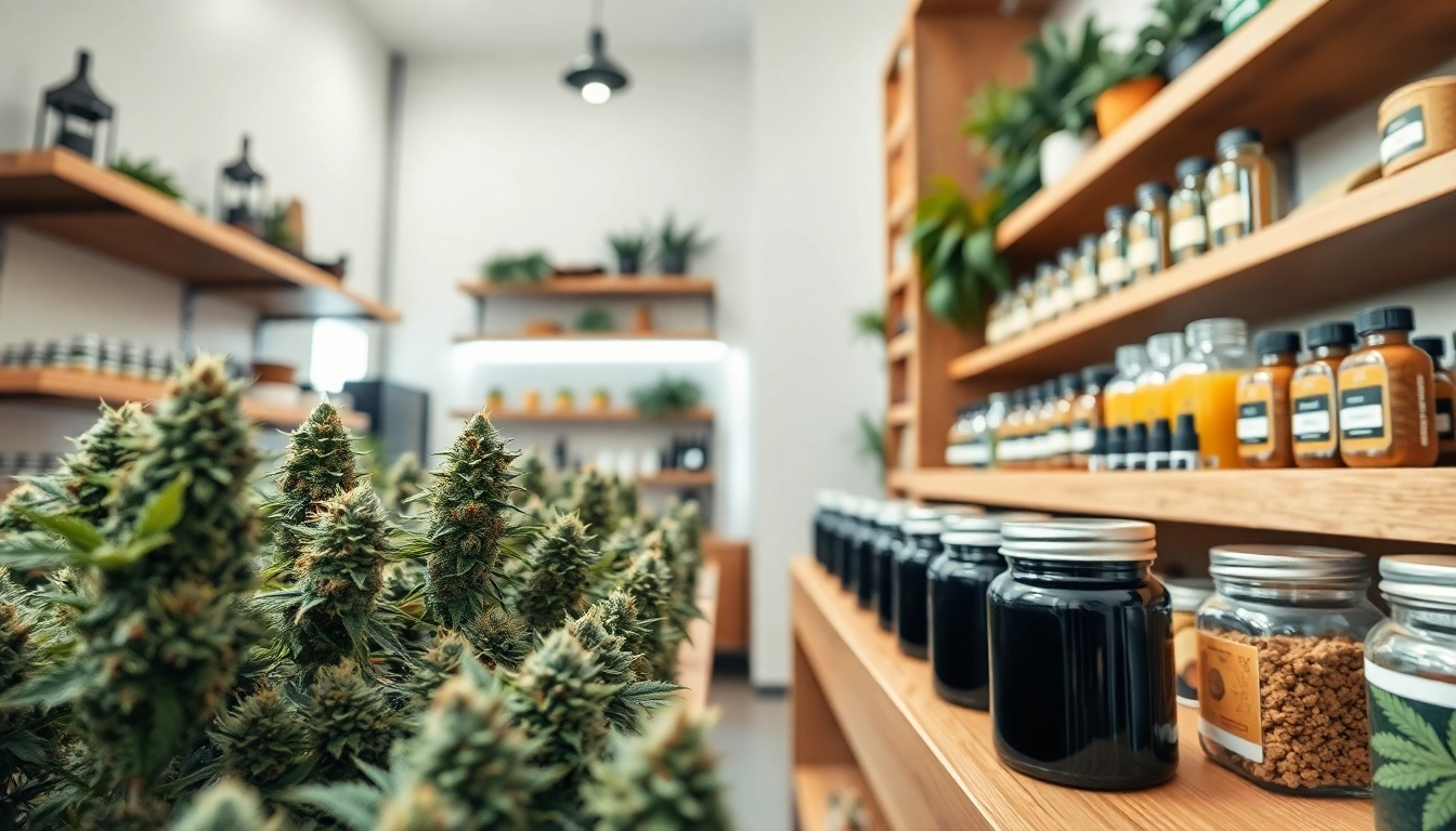 Explore vibrant products at this Weed Store showcasing quality cannabis selections.