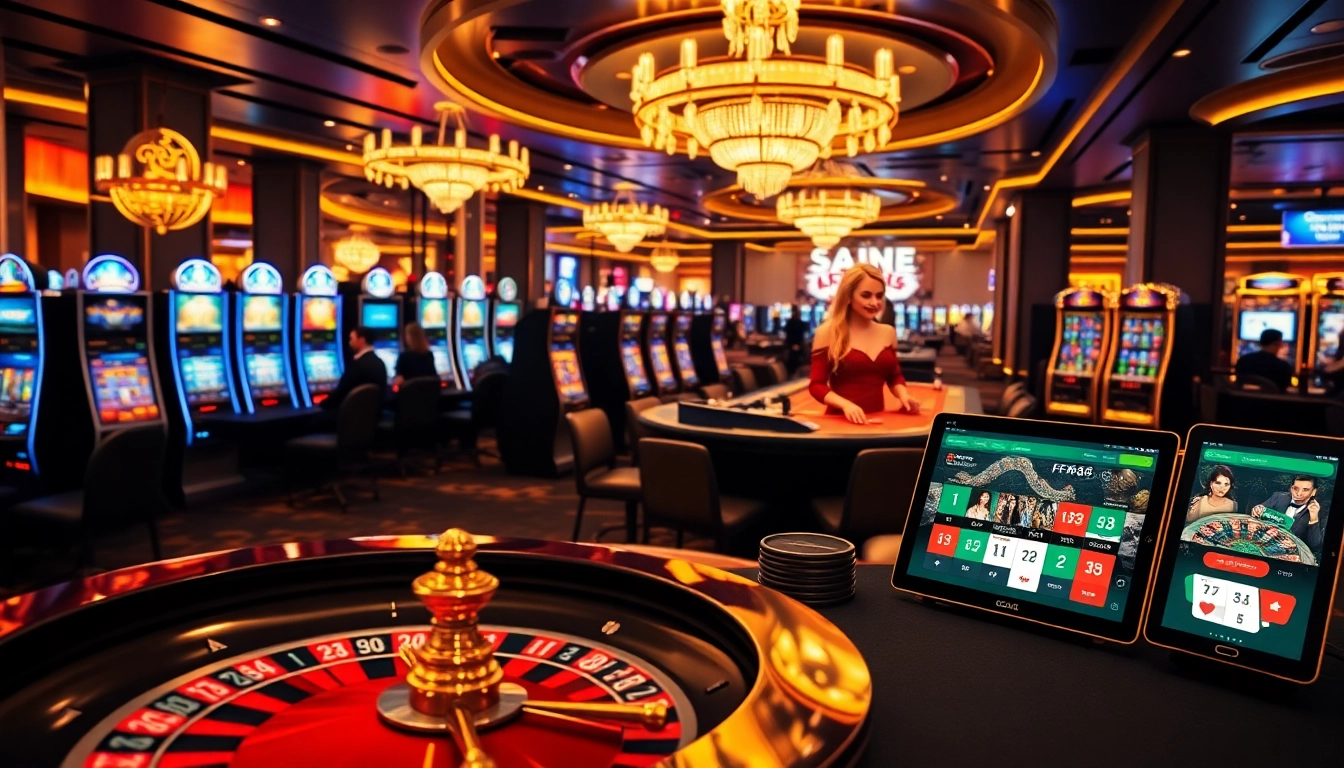 Experience the excitement of online gambling at ffgg88.com, featuring vibrant casino tables and engaging players.