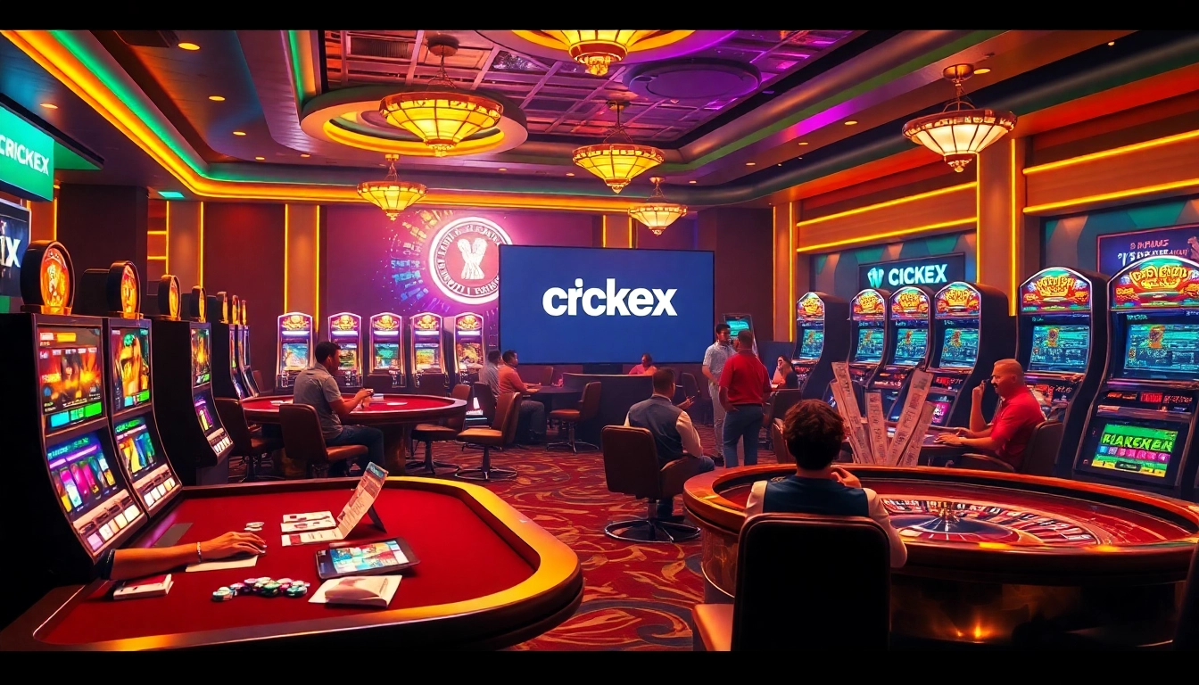 Engage in thrilling cricket betting on Crickex's luxurious gaming platform.