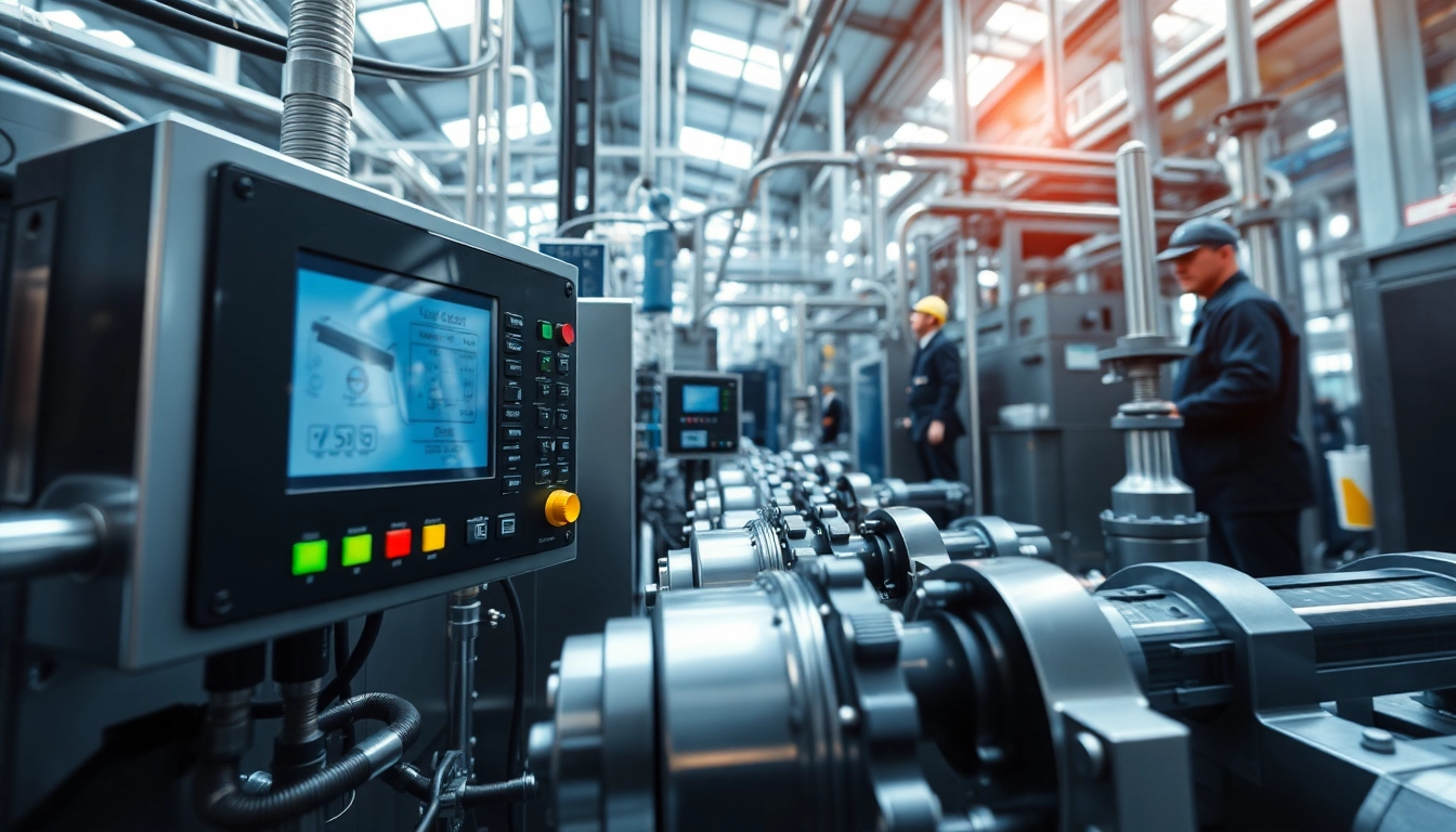 Mould Temperature Controller operating in a modern industrial setting, showcasing advanced technology and precision engineering.