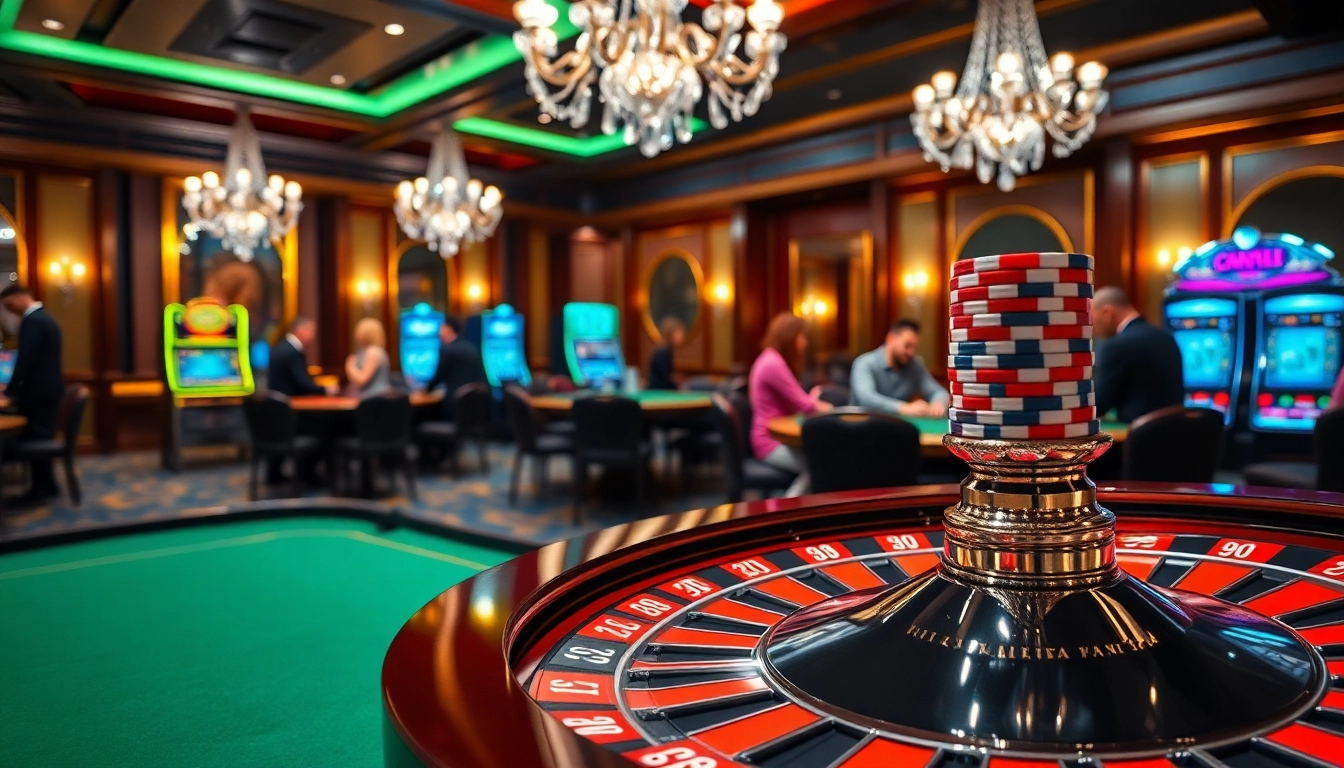 S8 casino scene featuring vibrant poker chips and luxurious roulette wheel.
