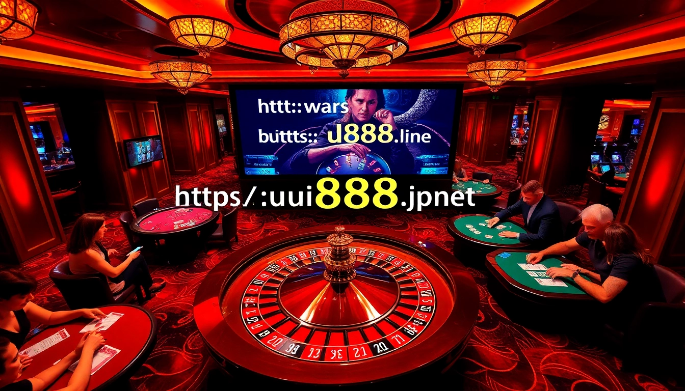 Experience thrilling gameplay around the roulette wheel at https://uu888.jp.net/ with high-stakes excitement and vibrant casino visuals.