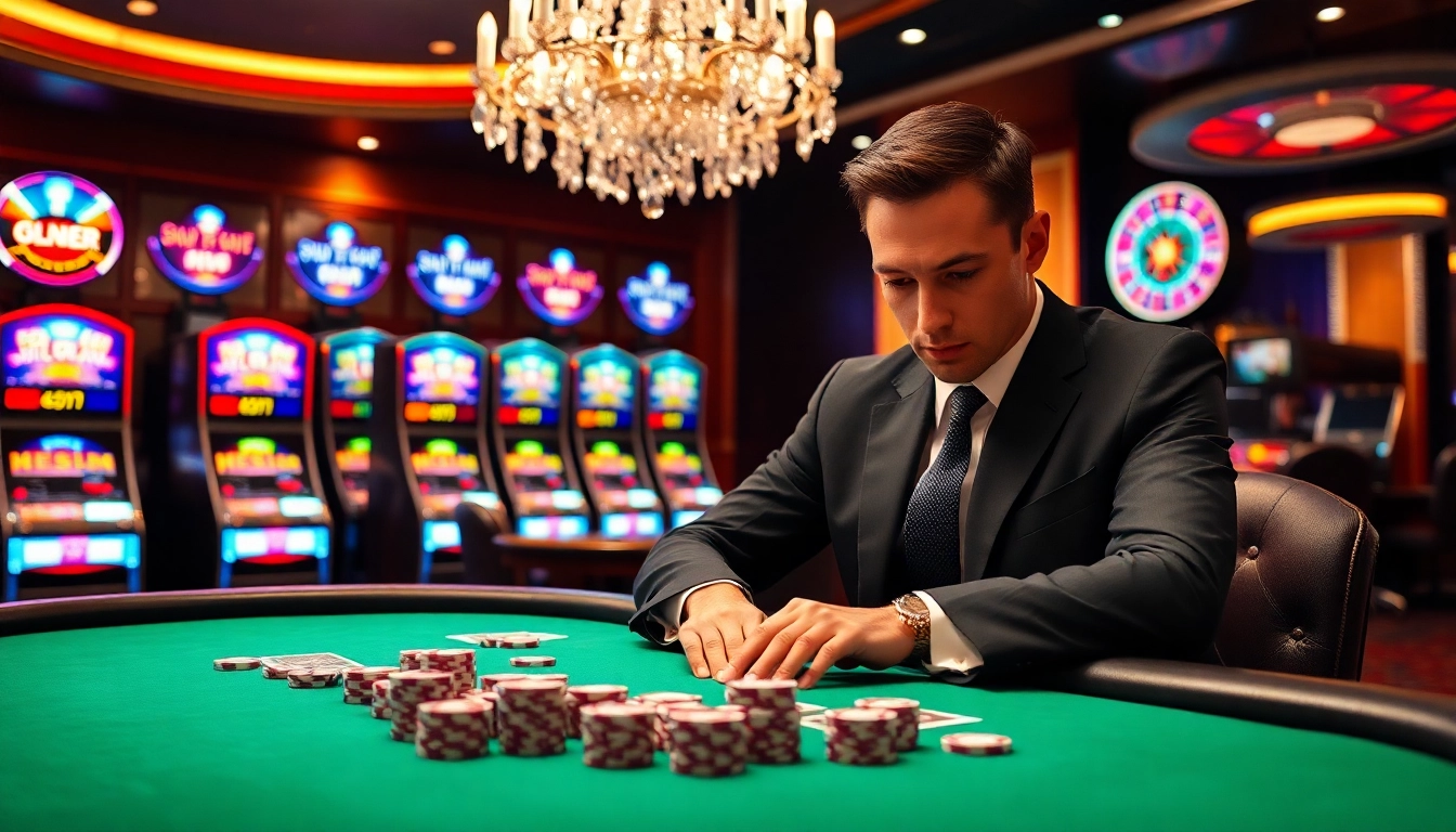 Experience high-stakes poker at https://www.6rwin5.com/ with expert players and vibrant casino ambiance.