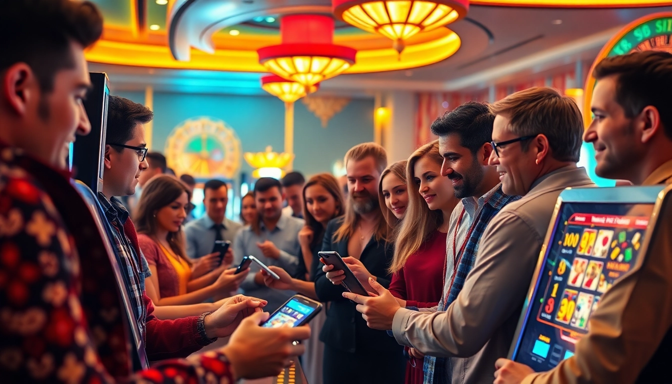 Experience the thrill of pg slot demo on diverse casino machines in an upscale environment.